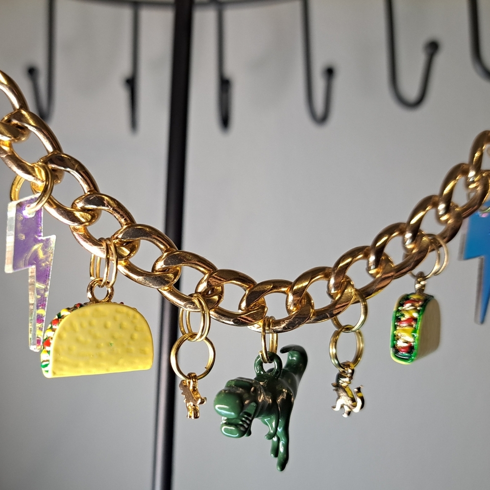 Taco Dinosaur Purse Chains - purse not included